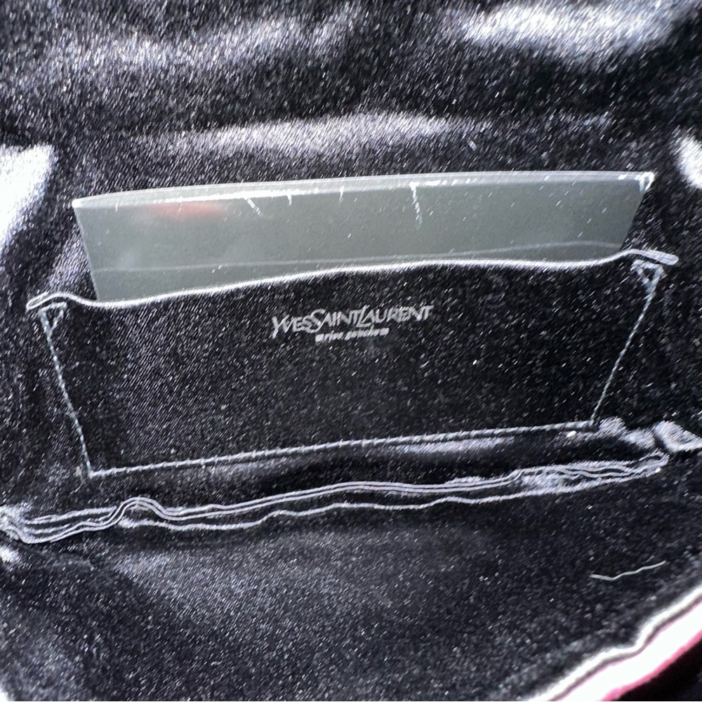 Yves Saint Laurent Pink Satin Evening Clutch (Vintage) - Picture 4 of 10